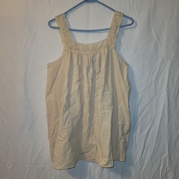 GiGiO Tops - 12. GiGiO Sleeveless Beige Blouse Sz M